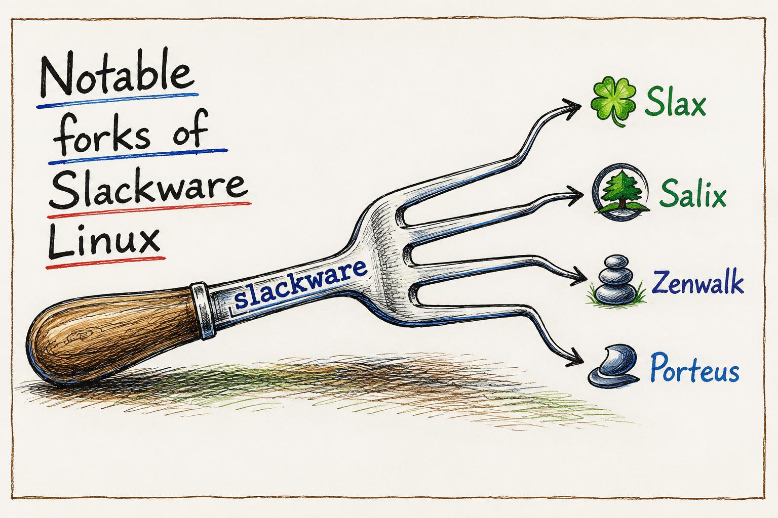 Notable Forks of Slackware Linux