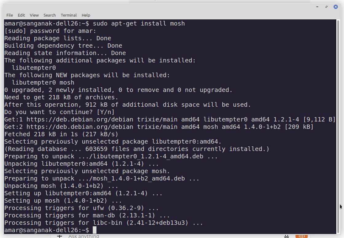 Tutorial: Introduction to Mosh as Replacement to ssh