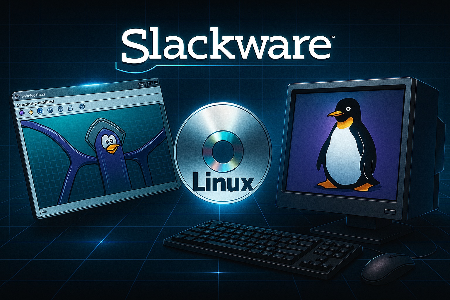Crafting a Minimalist Writing Environment using Slackware